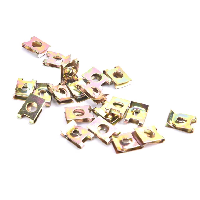 100x Tronco Vite Rivetti Set Auto Paraurti Fender Per Plastica Chiusura - Foto 14