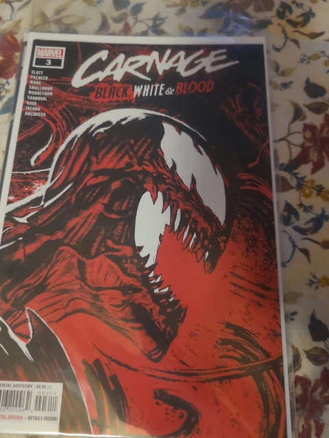 Carnage Black White & Blood #3 (2021) NM Marvel Comics 1st Print