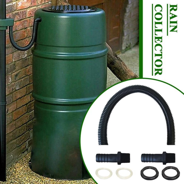 RUBBER HOSE CONNECTED Rain Diverter for Efficient Roof Water Collection