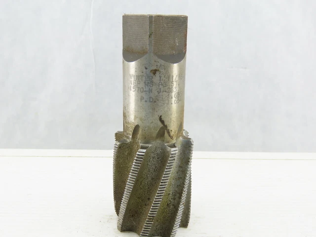 Winter 1570-N J-283 1-11/16"-18 8 Flute Spiral Plug Tap 59/64" Square Shank