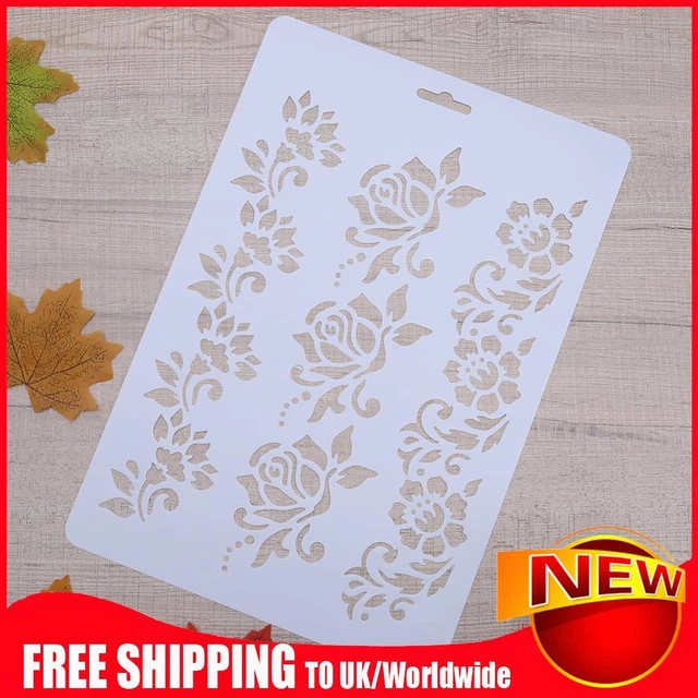 DIY Craft Layering Stencils Templates Painting Scrapbooking Paper Cards