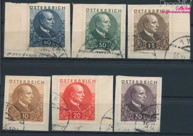 Briefmarken Österreich 1930 Mi 512-517 Gefälligkeitsentwertung Jahrgang k (10127