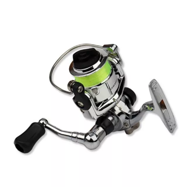 Pesca Aluminum Alloy Shell Fiberglass Fiber Rod Pocket Pen Pole Fishing Reel