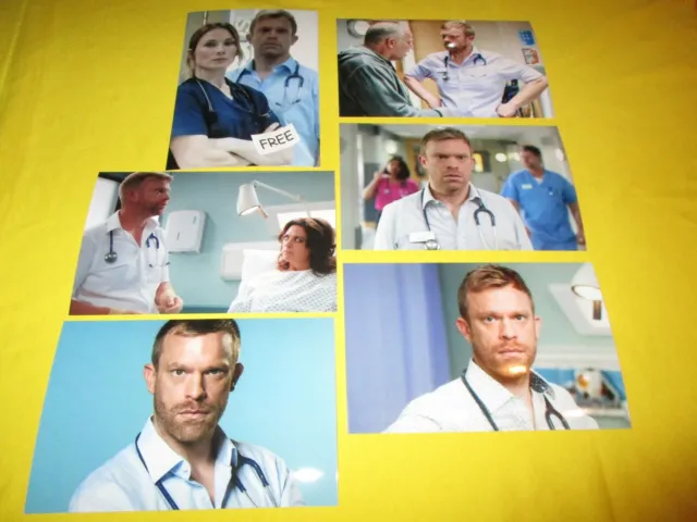 William Beck & Rosie Marcel 6x4 Photograph Set. Tv Red Cap Holby City Casualty