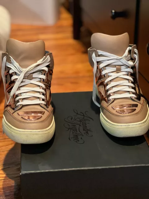 Alejandro Ingelmo Tron Sneakers - Beige/Gold - Size 9