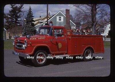 Springfield NJ 1957 International Reading rescue Fire Apparatus Slide