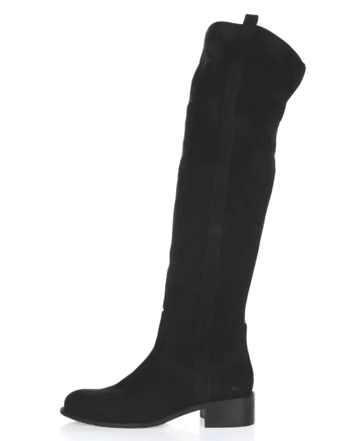 Women's Delman Sofie 228845 Black Suede Over Knee High Tall Boots Shoes Size 6.5