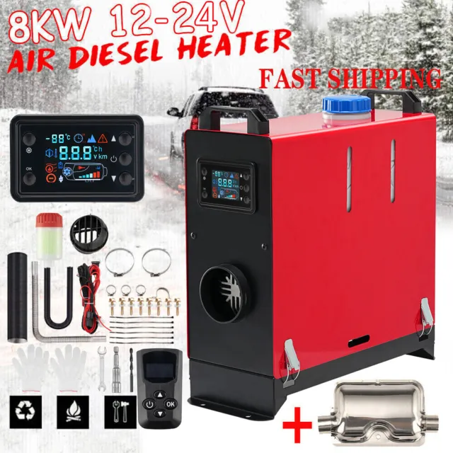 5KW 12V bluetooth Diesel Auto Heizung Standheizung Luftheizung Air Heater  LCD