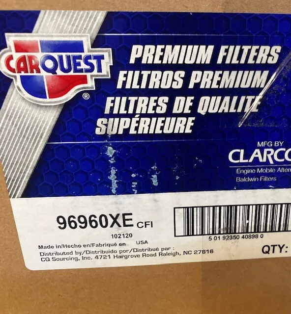 (1) Carquest 96960XE Extended Efficiency Fuel/Water Separator Filter 6.6L (NEW)