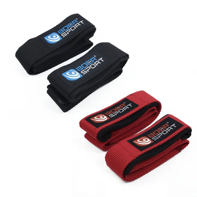 Neuf Support Sangles Pro de Musculation Main Poids Poignet Sport Rembourré Gym