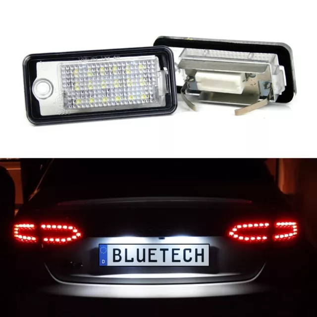 Canbus LED Kennzeichen Nummernschild Kennzeichenbeleuchtung Audi A3 A4 A5 Q7 TT