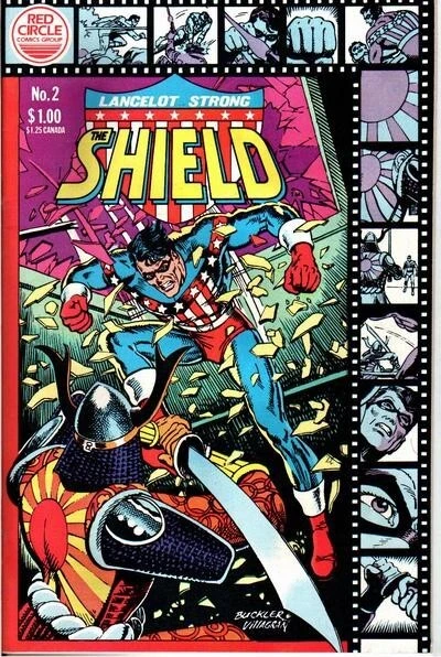 LANCELOT STRONG The SHIELD/STEEL STERLING Lot (Red Circle/Archie Comics/1983) 2