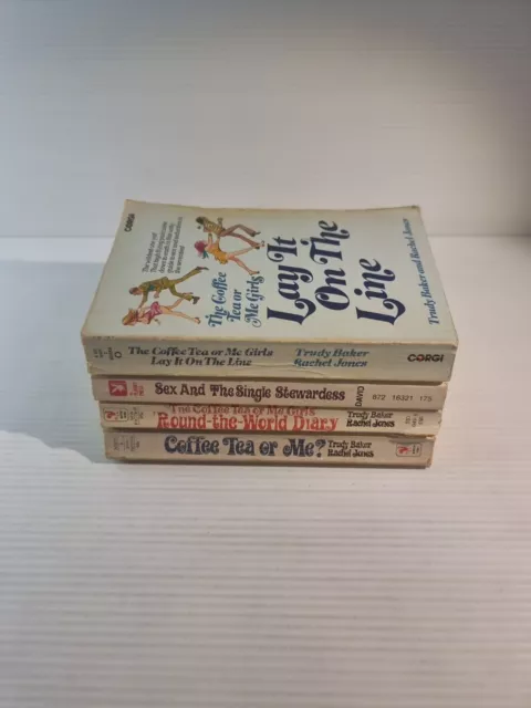 Trudy Baker Book Bundle Of 4 1970s Extremely Rare Paperback Novels Hard To Find