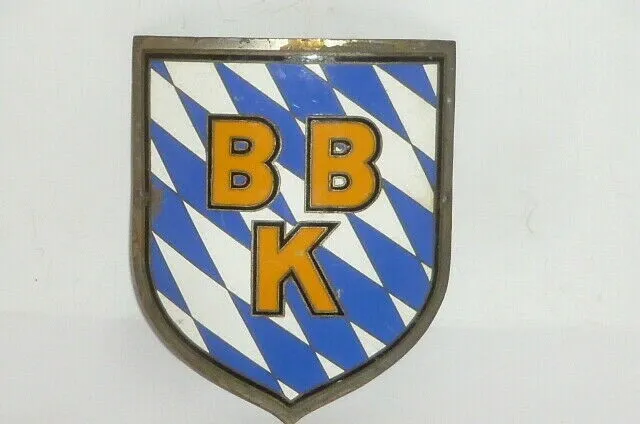 Altes BBK Kaiserslautern Emailschild Schild Barbarossa Brauerei Emailleschild !