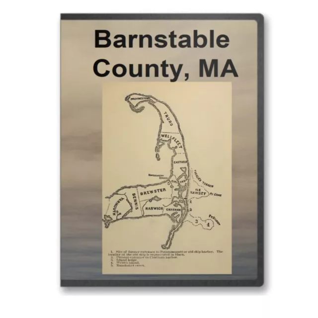 Barnstable County MA Massachusetts History Culture Genealogy 21 Books - D275