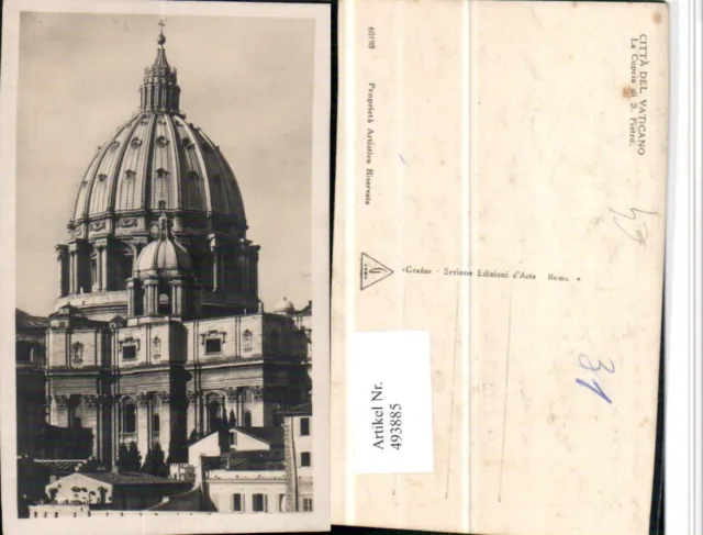493885,Vatican Vatikan La Cupola di S. Pietro Petersdom Kuppel