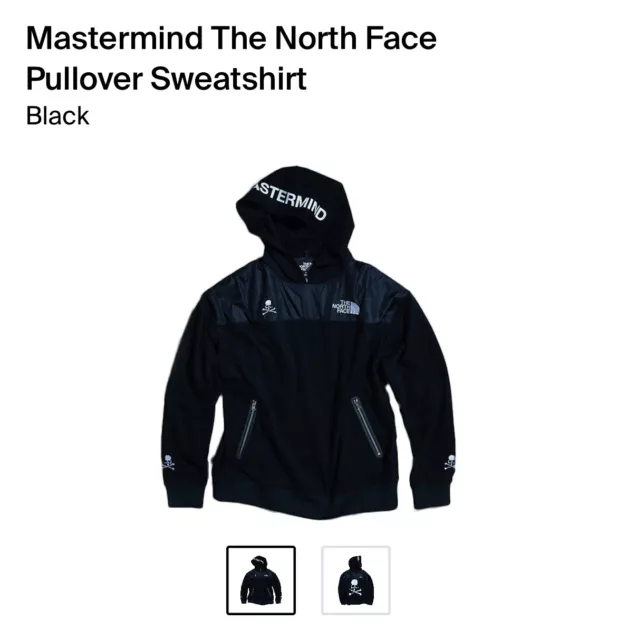2018 Mastermind x The North Face Japan World Pullover Hoodie RARE SIZE LARGE DS