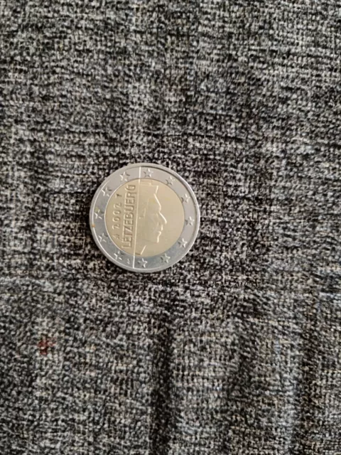 Pièce 2 euros du Letzebuerg année 2002