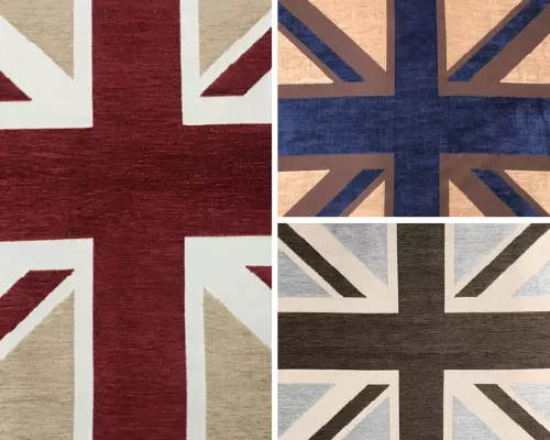 Large Union Jack Cushion Panel, Cushion not included 28" x 25" approximately