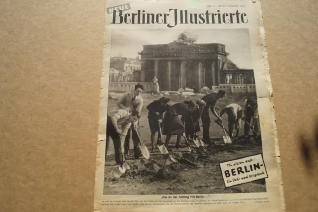 1946 N Berliner Illustrierte 12 Berlin die letzte Tage April 1945 Theater