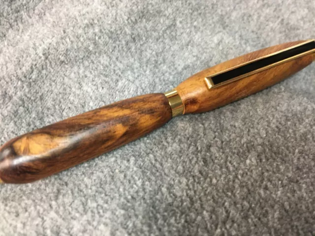 Hand Made Ball Point Pen Made From South American Bocote Wood 3