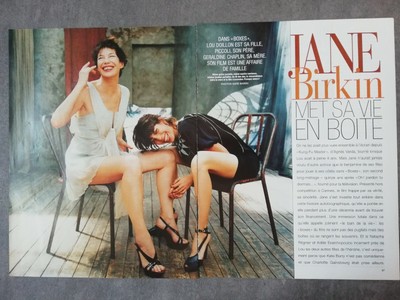 4 pages Coupure de presse Clipping 1991 Jane Birkin 