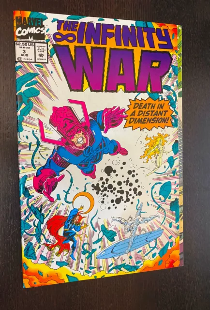 INFINITY WAR #3 (Marvel Comics 1992) -- NEWSSTAND VARIANT -- VF/NM