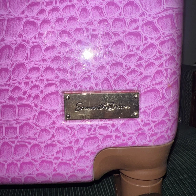 Samantha Brown croco hardside 22” Spinner 2