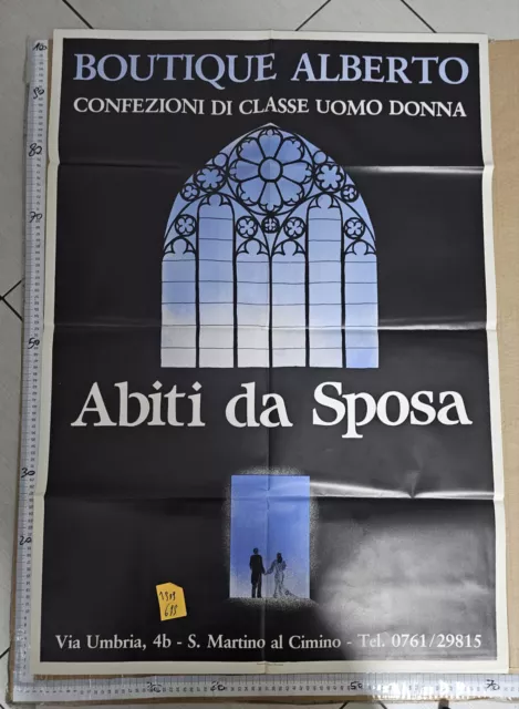 Manifesto San Martino Al Cimino Boutique Alberto Abiti Da Sposa Viterbo