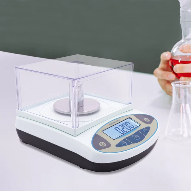Precision Balancing Scales 500G/1.1LBS INTELLIGENT ANALYTICAL Balance Digital Lab Precision ...