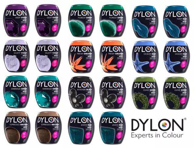 New DYLON Machine Dye Pods 350g - Full Range of Colors!