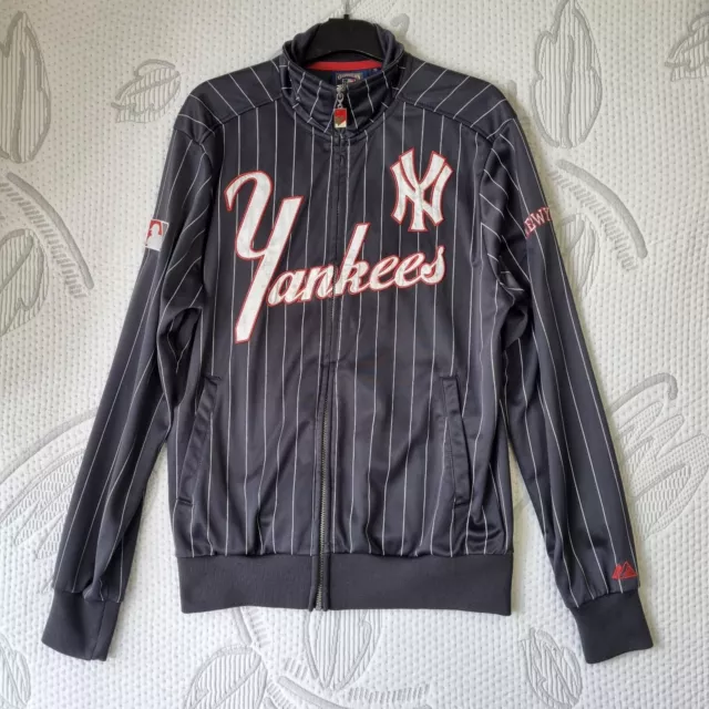 Vintage New York Yankees Baseball Jacket Size S Cooperstown Majestic Athletic