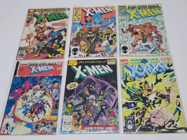 Uncanny X-Men Annual 3, 10, 11, 12, 13, 15 Lot of 6 Key Issues Marvel Comics