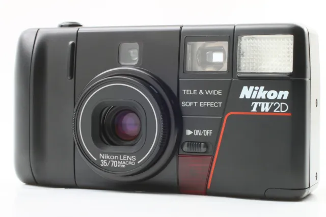 【Near Mint】 NIKON TW2D TELE&WIDE Macro Point & Shoot Film Camera From JAPAN #779