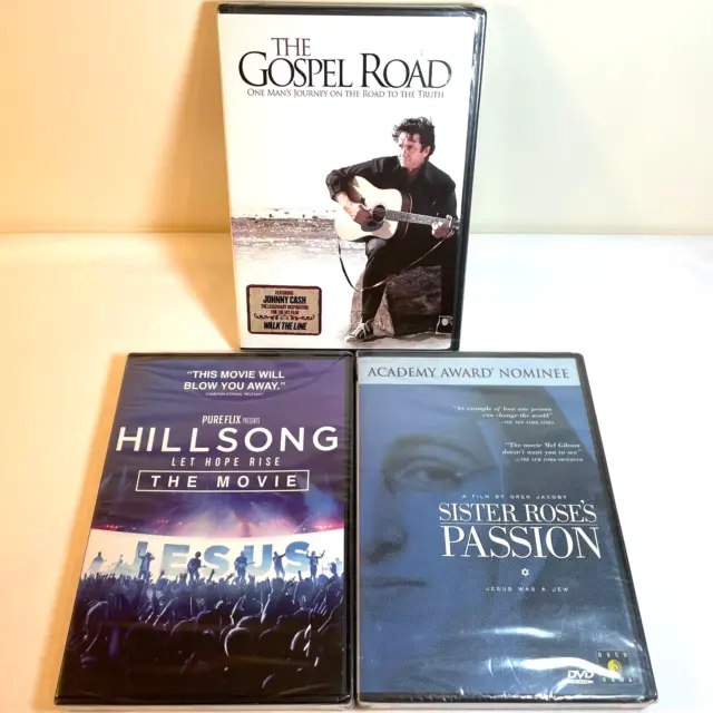THE GOSPEL ROAD / HILLSONG / SISTER ROSE'S PASSION (DVD) Christian Documentary