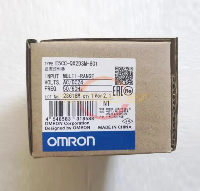 One New Omron E5CC-QX2DSM-801 temperature controller