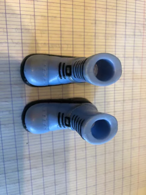 Chaussures Pour Poupee Bottines Bleues