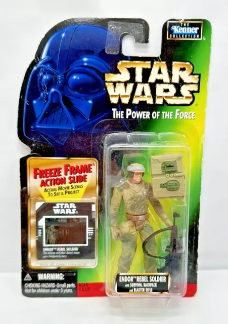 Star Wars Endor Rebel Soldier Power of the Force Actionfigur