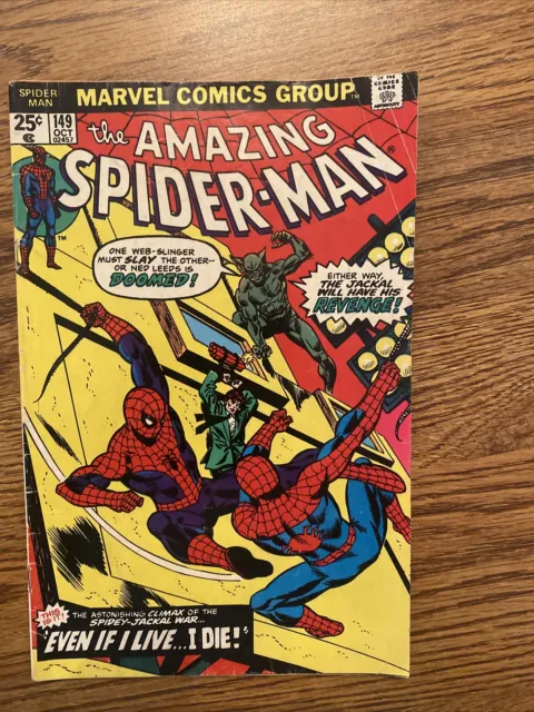 Amazing Spider-Man #149 Fine- 1st Ben Reilly Scarlet Spider Clone 1975 Marvel