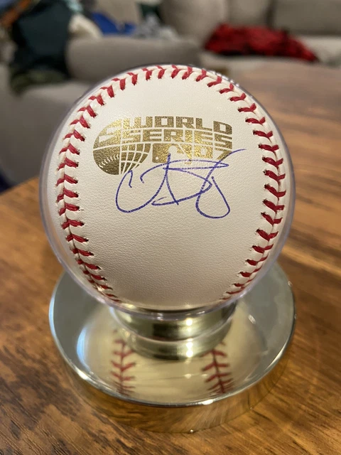 Curt Schilling Autographed / Signed 2007 World Series Baseball W/ COA 🔥📈