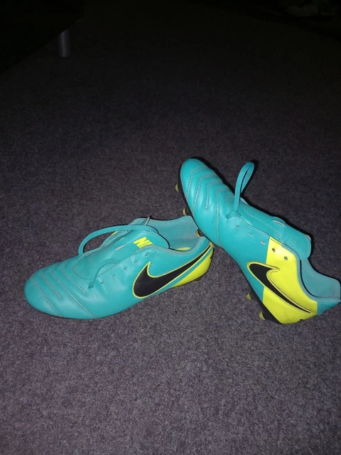 Nike Tiempo Legacy ll für Rasen(Nocken) Fussballschuhe Gr.42 Türkis