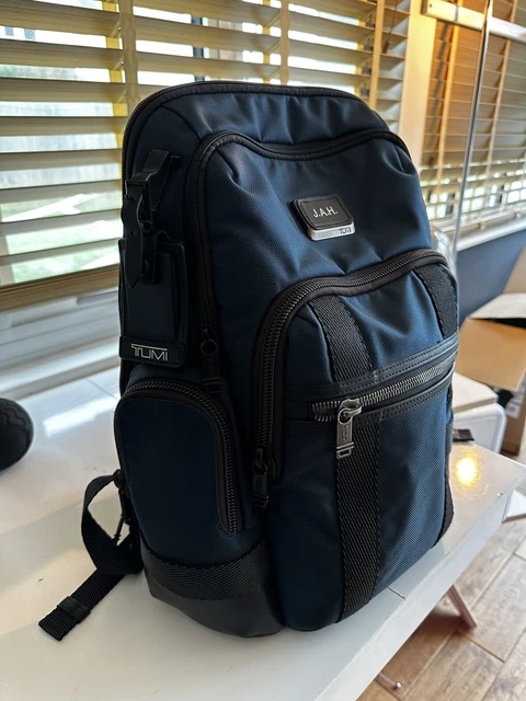 Tumi Alpha Bravo Backpack - navy & Spotless. 2