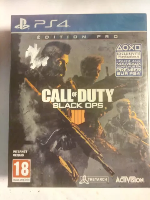 Jeu PS4 Call of Duty Black OPS 4 Edition Pro, Neuf sous blister, version Fr