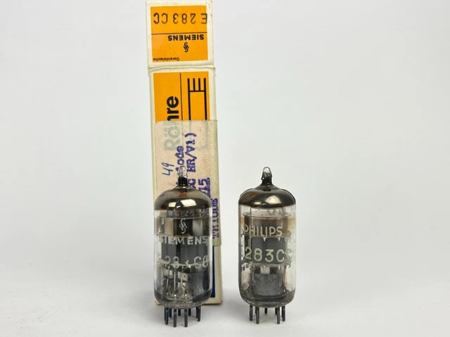 2x Siemens E283CC Röhre NOS Rarität sehr selten ähnlich E83CC ECC803S Triode