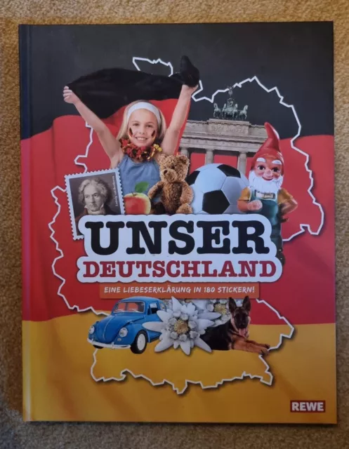 Rewe Stickeralbum Unser Deutschland fast komplett sehr guter Zustand