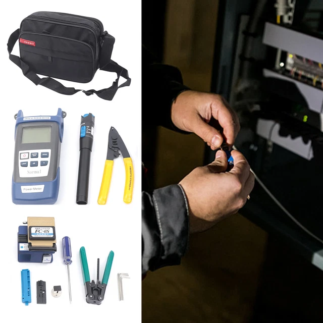 FIBER OPTIC FTTH Tools Fiber Fibra Optica Power Meter & Visual Fault