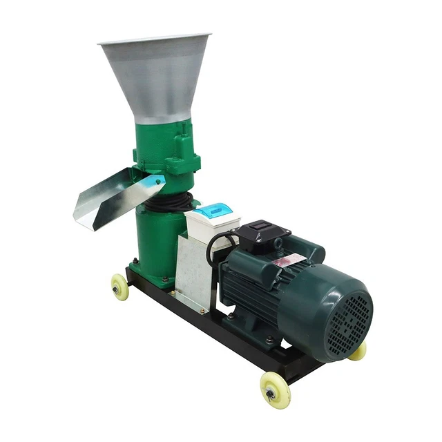 Farm Animal Feed Pellet Mill Machine Press Pelletizer 220V 8mm 150kg/h