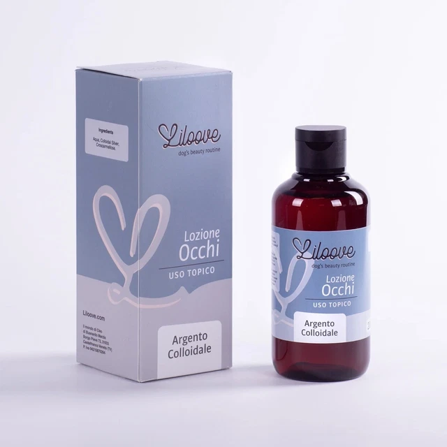 Lozione detergente antiossidante lacrimazione Occhi all'Argento Colloidale