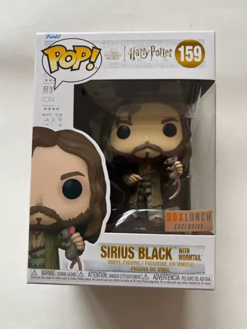 Funko Pop! Harry Potter Sirius Black with Wormtail Box Lunch New Factory Sealed