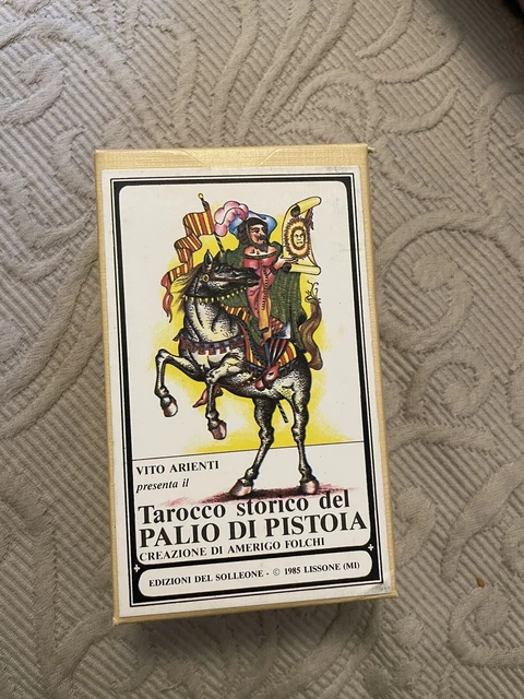 トランプ Tarocco storico del PALIO DI PISTOIA Rare Tarocco storico del Palio Di Pistoia Tarot Unused